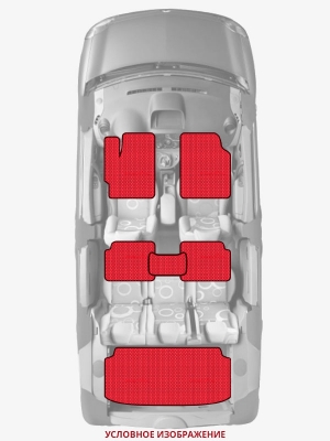 ЭВА коврики «Queen Lux» комплект для Toyota Porte